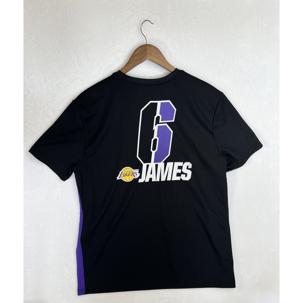 Lebron James Los Angeles Lakers NBA Unk #6 Tshirt Adult XL Black Mens - Picture 6 of 6